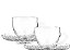 Conj. 2 Xicaras C/pires Vidro Plasvale - Imagem 1