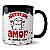 Caneca Flork Namorados Fofos Você É O Amor Da Minha Vida - Imagem 1