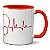 Caneca Batimentos Coração Medicina Presente Personalizado - Imagem 3