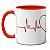 Caneca Batimentos Coração Medicina Presente Personalizado - Imagem 2