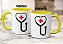 Caneca Estetoscópio Medicina Presente Médico Enfermeiro - Imagem 6