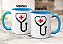 Caneca Estetoscópio Medicina Presente Médico Enfermeiro - Imagem 5