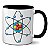 Caneca Átomo Modelo Atômico Presente Criativo Química - Imagem 1