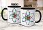 Caneca Átomo Modelo Atômico Presente Criativo Química - Imagem 2