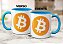Caneca Bitcoin Logo Oficial Criptomoeda Virtual Investidor - Imagem 8
