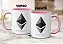 Caneca Ethereum Logo Oficial Criptomoeda Virtual Investidor - Imagem 3