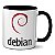 Caneca Logo Debian Sistema Operacional Xícara Criativa - Imagem 1