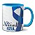 Caneca Novembro Azul Combate Ao Câncer De Próstata Saúde - Imagem 1