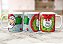 Caneca Feliz Natal Ho-Ho-Ho Presente Papai Noel Guirlanda - Imagem 8