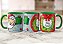 Caneca Feliz Natal Ho-Ho-Ho Presente Papai Noel Guirlanda - Imagem 7