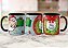 Caneca Feliz Natal Ho-Ho-Ho Presente Papai Noel Guirlanda - Imagem 9