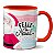 Caneca Feliz Natal Ho-Ho-Ho Repleto De Ha-Ha-Ha Presente - Imagem 1