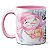 Caneca Fofa Boneco De Neve Merry Christmas Papai Noel - Imagem 1