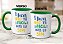 Caneca O Hexa Não Tá Fácil Mas Eu Sim Brasil Verde Amarelo - Imagem 3