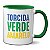 Caneca Torcida Verde E Amarelo Copa Do Mundo Brasil Hexa - Imagem 1