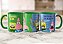 Caneca Bob Esponja Patrick Rivais Sim Inimigos Também Copa - Imagem 9