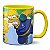 Caneca Homer Lisa Simpsons O Hexa É Nosso! Pra Cima Brasil! - Imagem 1