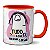 Caneca Flork Engraçada Dia das Mãe Tudo eu Nessa Casa - Imagem 1