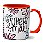 Caneca Feliz dia das Mães Amo Você Super Mãe Xícara Criativa - Imagem 1