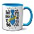 Caneca Feliz dia dos Pais Super Pai Amo Presente Criativo - Imagem 1