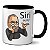 Caneca Engraçada Steve Jobs Siri Ously Apple Xícara Criativa - Imagem 1