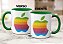 Caneca Apple Maçã Colorida LGBT Presente Xícara Criativa - Imagem 3