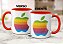 Caneca Apple Maçã Colorida LGBT Presente Xícara Criativa - Imagem 7