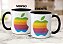 Caneca Apple Maçã Colorida LGBT Presente Xícara Criativa - Imagem 5