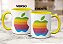 Caneca Apple Maçã Colorida LGBT Presente Xícara Criativa - Imagem 2