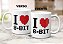 Caneca Geek Nerd I Love 8-Bit Presente Xícara Criativa - Imagem 8