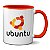 Caneca Logo Ubuntu Sistema Operacional Xícara Criativa - Imagem 1