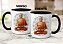 Caneca Engraçada Monge Meditando Foda-se Presente Criativo - Imagem 2