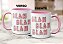 Caneca Engraçada Blah Blah Blah Tédio Presente Criativo - Imagem 2