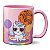 Caneca Engraçada Unicórnio Xingando Pouco Me fodendo Xícara - Imagem 1