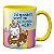 Caneca Vai se Foder Unicórnio Xingando Xícara Engraçada - Imagem 1
