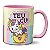 Caneca Teu Cu! Unicórnio Xingando Xícara Engraçada - Imagem 1