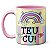 Caneca Teu Cu! Unicórnio Xingando Xícara Engraçada - Imagem 3