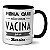 Caneca Engraçada Vacina Para Burrice Xícara Criativa - Imagem 1