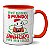 Caneca Flork de Natal Frase Só Tinha Dinheiro Pra Caneca - Imagem 1