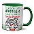 Caneca Flork de Natal Parece Hospício Mas é Família Reunida - Imagem 1
