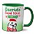 Caneca de Natal Engraçada Flork Papai Noel Socorro - Imagem 1