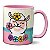 Caneca Divertida Lhama Fofinha Com Flores Teu Cú - Imagem 1