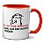 Caneca Flork Meme Engraçada Eu Com Fone de Ouvido Presente - Imagem 1