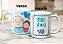 Caneca Feliz Dia Dos Avós Presente Vovô e Neta Te Amo Vô - Imagem 3