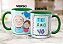 Caneca Feliz Dia Dos Avós Presente Vovô e Neta Te Amo Vô - Imagem 2