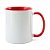 Caneca Porcelana Personalizada com sua ideia Alças Brancas e Coloridas - Imagem 5
