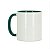 Caneca Porcelana Personalizada com sua ideia Alças Brancas e Coloridas - Imagem 3