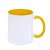 Caneca Porcelana Personalizada com sua ideia Alças Brancas e Coloridas - Imagem 2