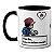 Caneca Personalizada Presente Namorados Eu Escolho Você 8bit Com Nome - Imagem 1