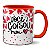 Caneca Divertida Namorados Casal Pinguins Meu Par Coração - Imagem 3
